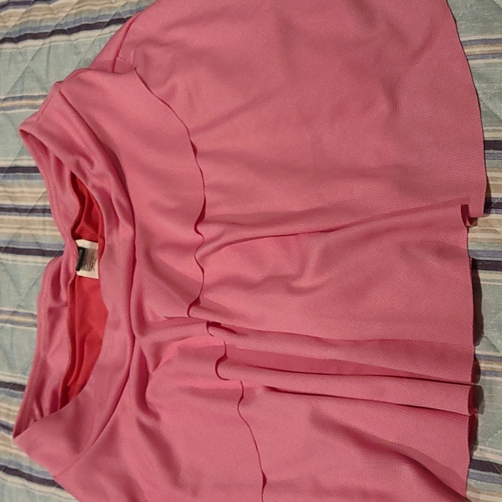 Pink skort New size large